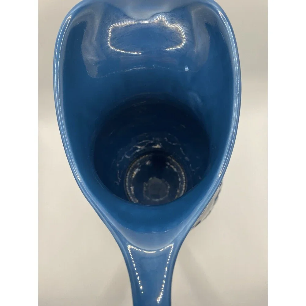 Lenox MEDITERRA COLLECTION Chuck Fischer China Sculpted Pitcher - Blue Embossed